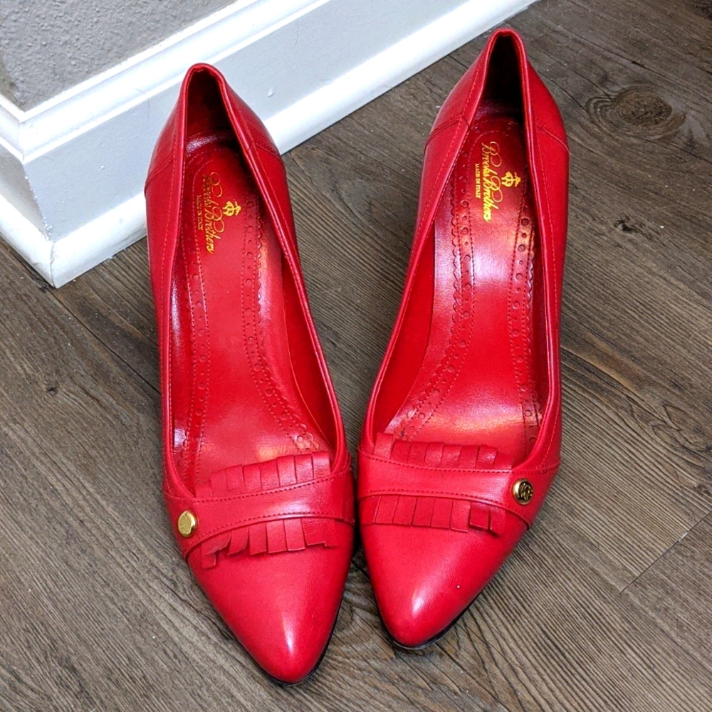 Brooks Brothers Red Leather Shoes. Size 9!